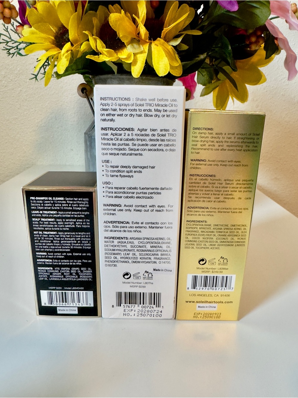 SOLEIL Professional Moroccan & 24K Hair Care Set - Picture 7 of 9